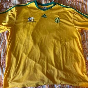 Adidas South Africa Football Association Jersey - Yellow/Green - Size “Men’s” XL